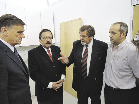 Ricardo Alfonsín visitó Santo Tomé Ricardo Alfonsín visitó Santo Tomé