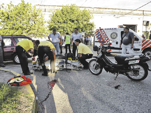 Motociclista accidentado Motociclista accidentado