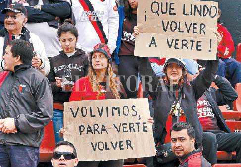 “Volvimos para verte volver” “Volvimos para verte volver”